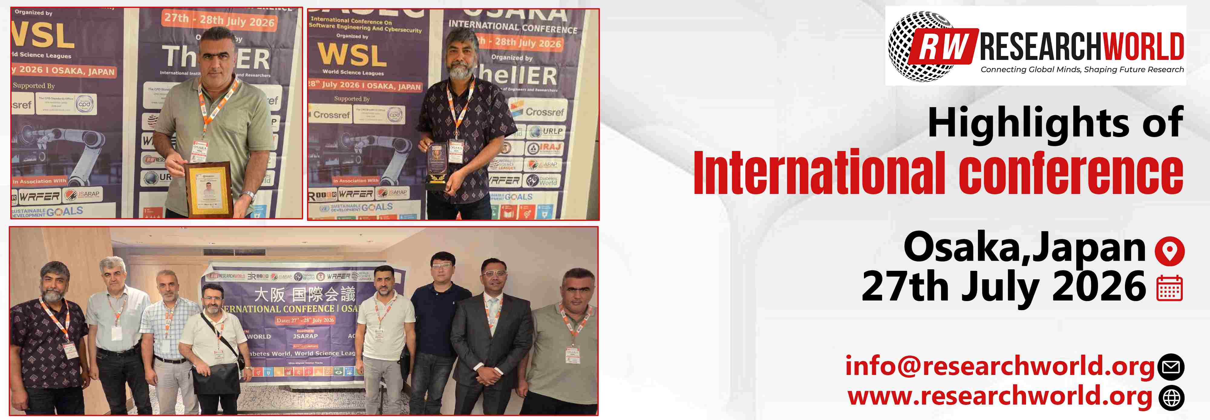 OSKA International Conference in Japan on 27 July