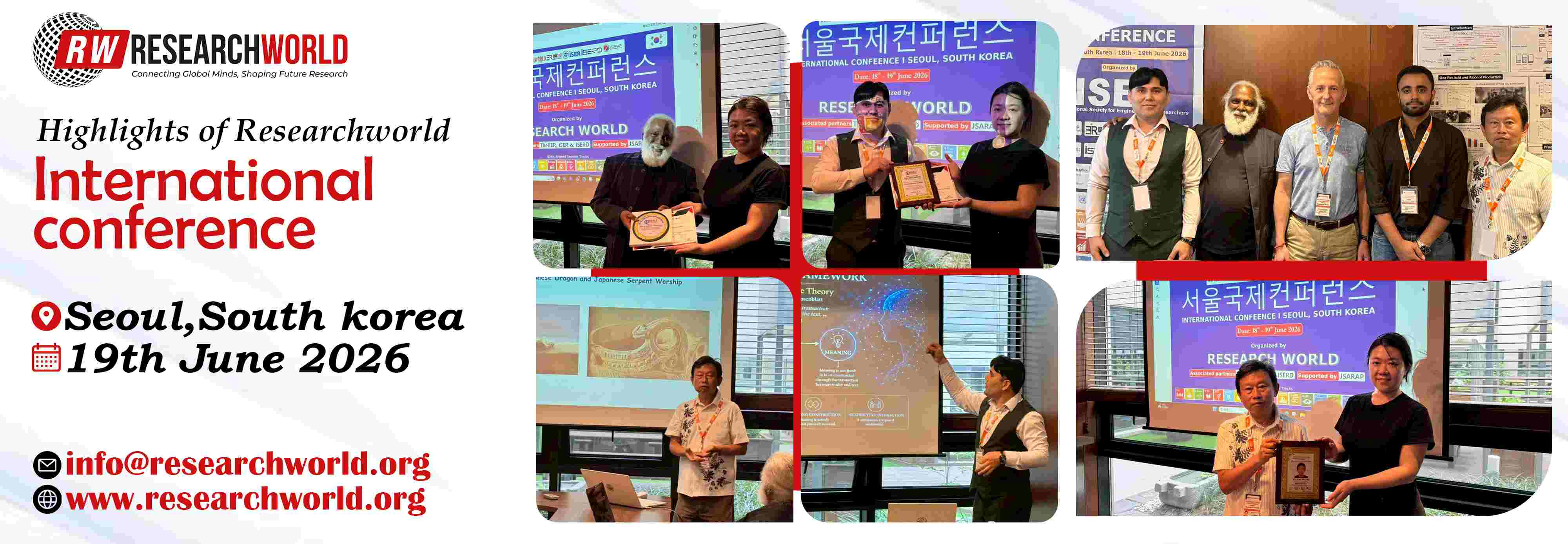 International Conference in Seoul, South Korea on 19 June